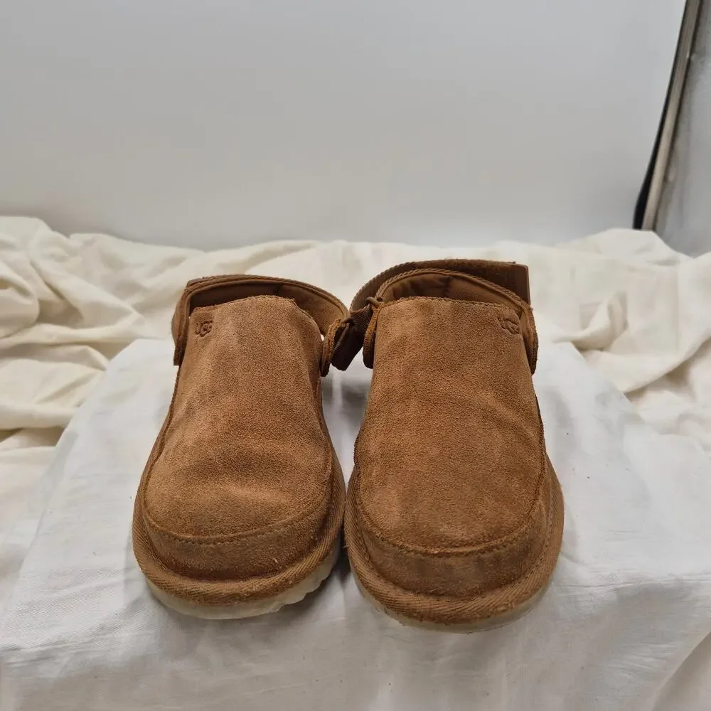 UGG Goldenstar Cozy Clog Cream chestnut Girl's size 3
